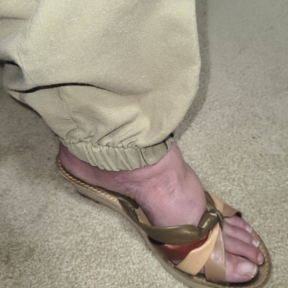 Candies Multi Color Strap Sandals - Picture 9 of 10